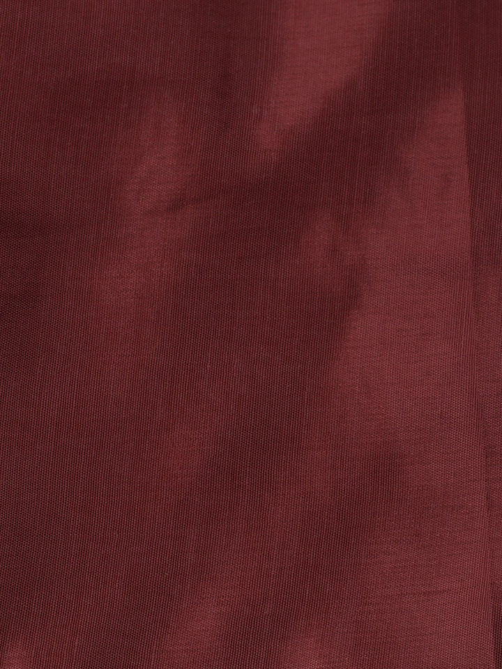 Neck Embroidered Chanderi Unstitched Suit With Dupatta