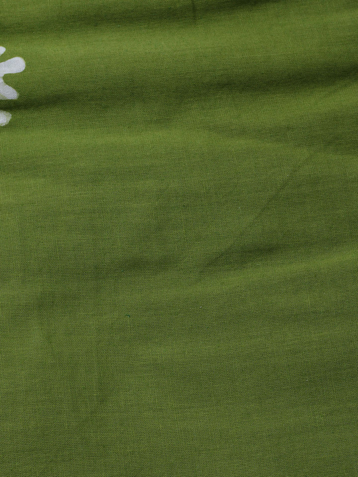 Printed Cotton Blend Unstitched Kurta With Pant &amp; Dupatta
