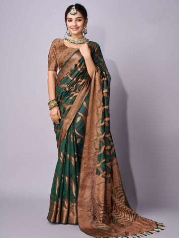 Zari Jaal Woven Art Silk Saree