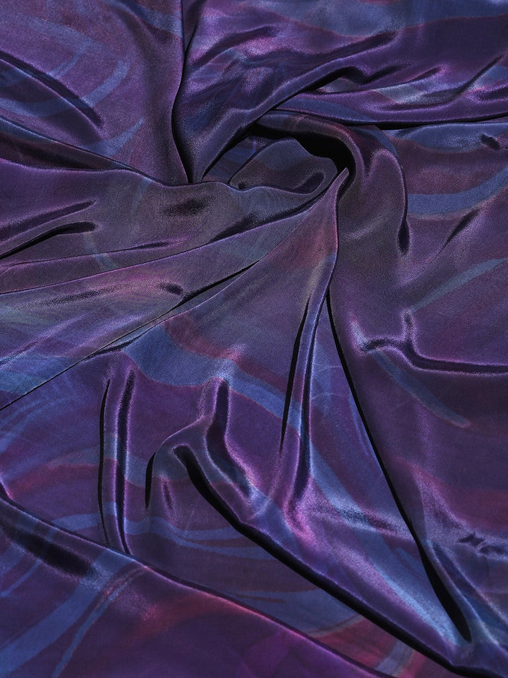 Digital Printed Crepe Saree