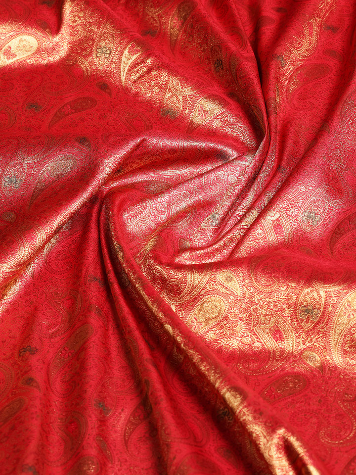 Paisley Woven Design Art Silk Saree