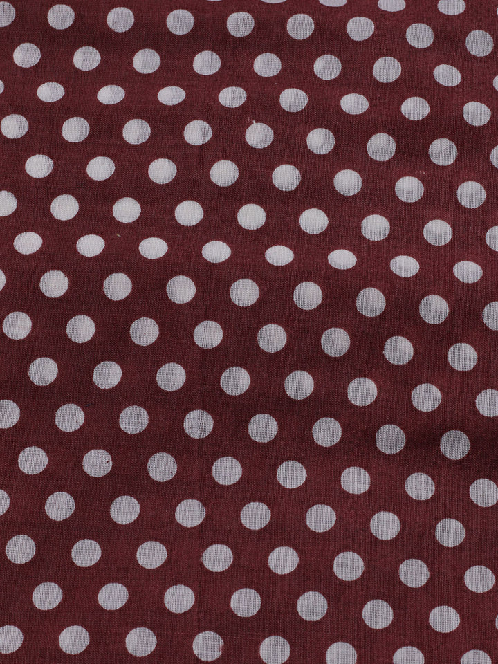 Printed Cotton Blend Unstitched Suit With Dupatta