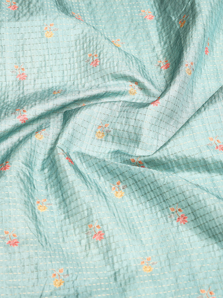 Printed Tussar Saree