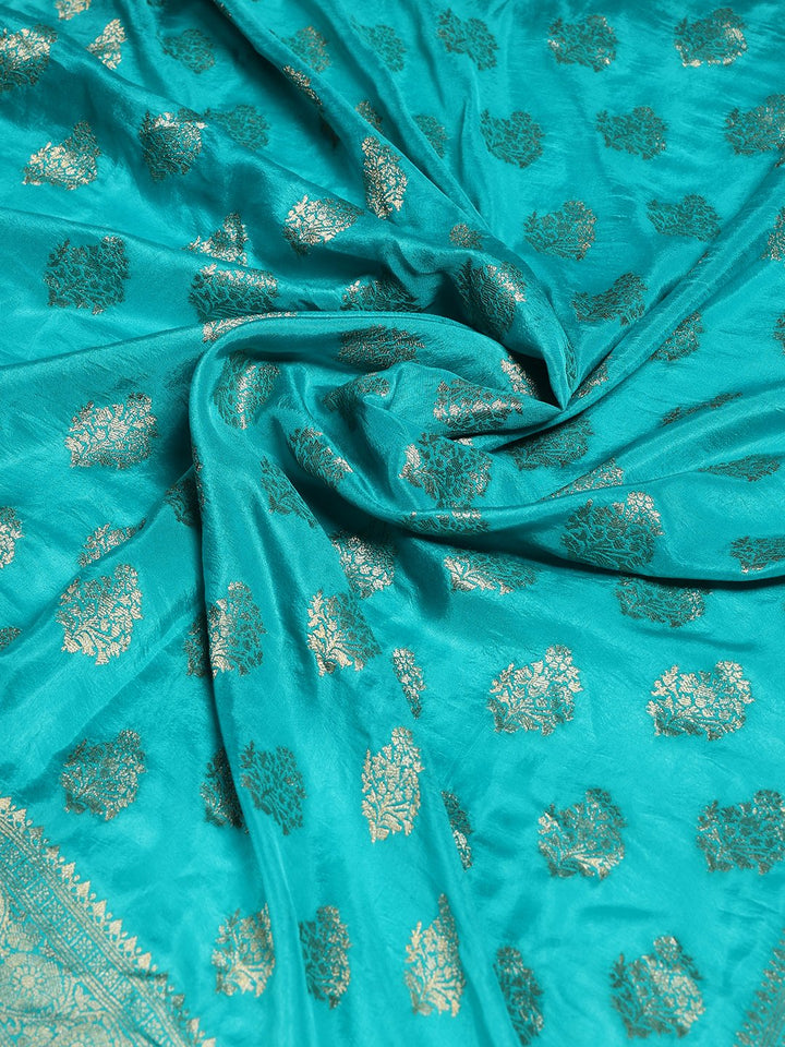 Woven Design Cotton Blend Saree