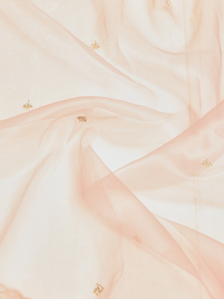 Sequence Embroidery Tissue Saree