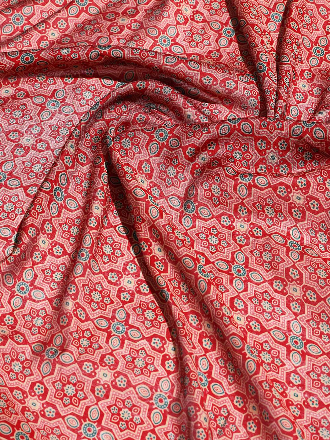 Digital Printed Art Silk Saree