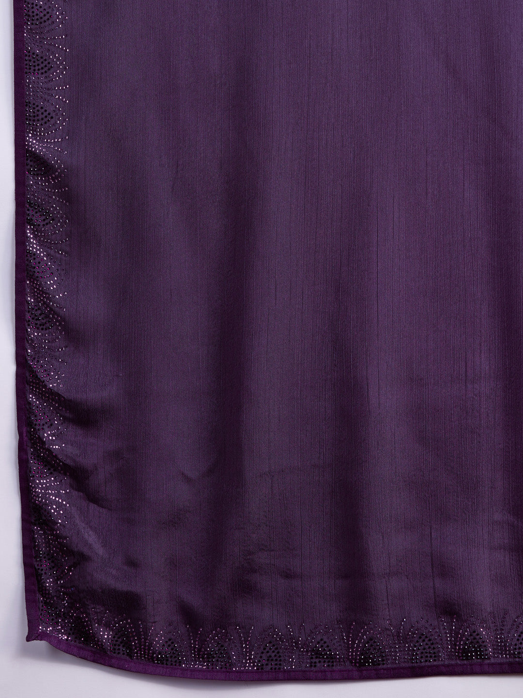 Embroidered Chinon Saree