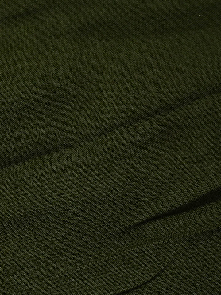 Embroidered Chanderi Unstitched Suit With Pant &amp; Dupatta