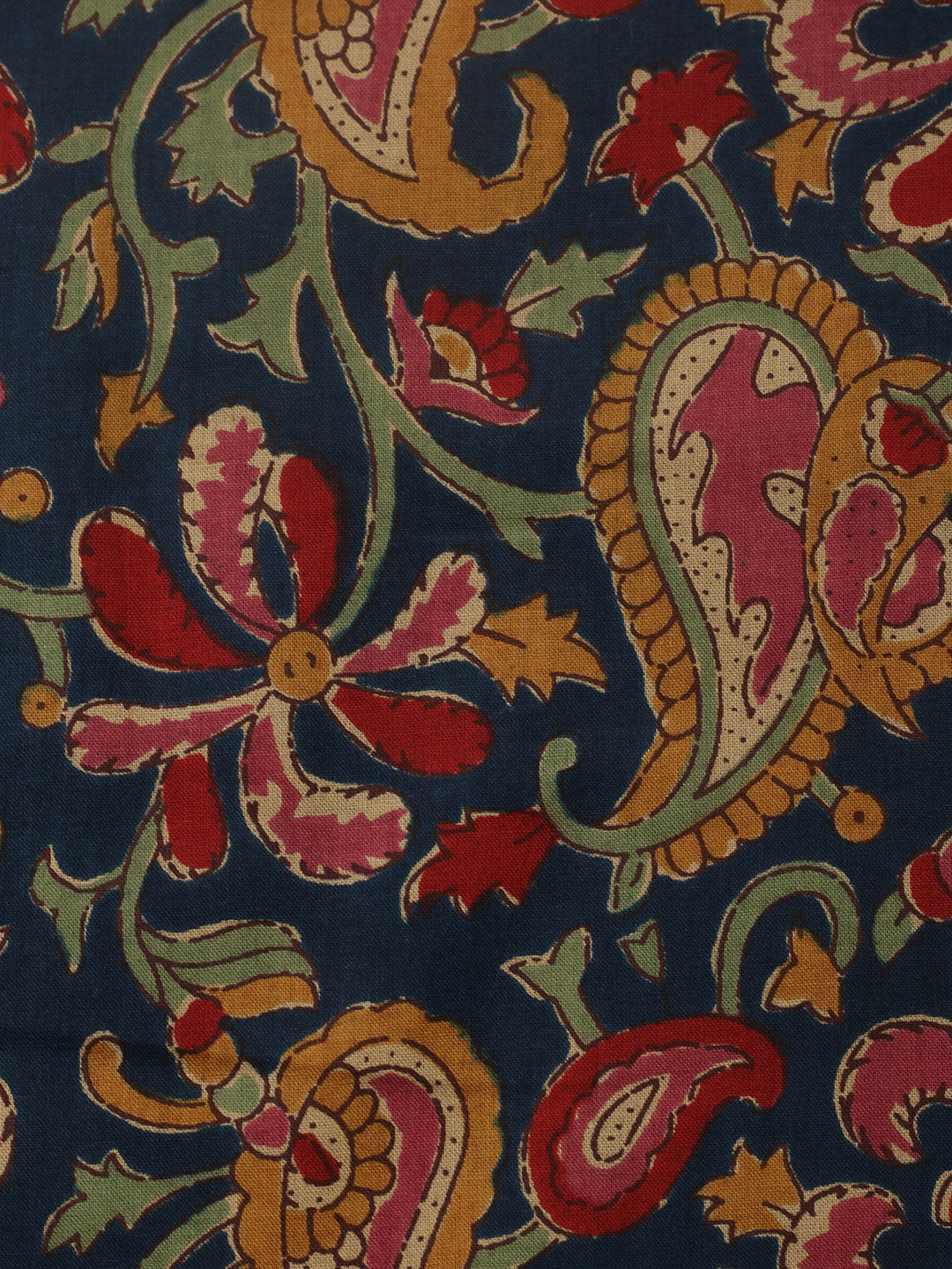Embroidered Cotton Blend Unstitched Suit With Pant &amp; Dupatta