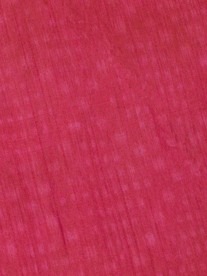 Printed Art Silk Unstitched Kurta With Pant &amp; Dupatta