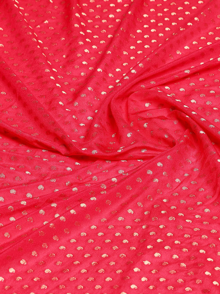 Plain Crepe Saree