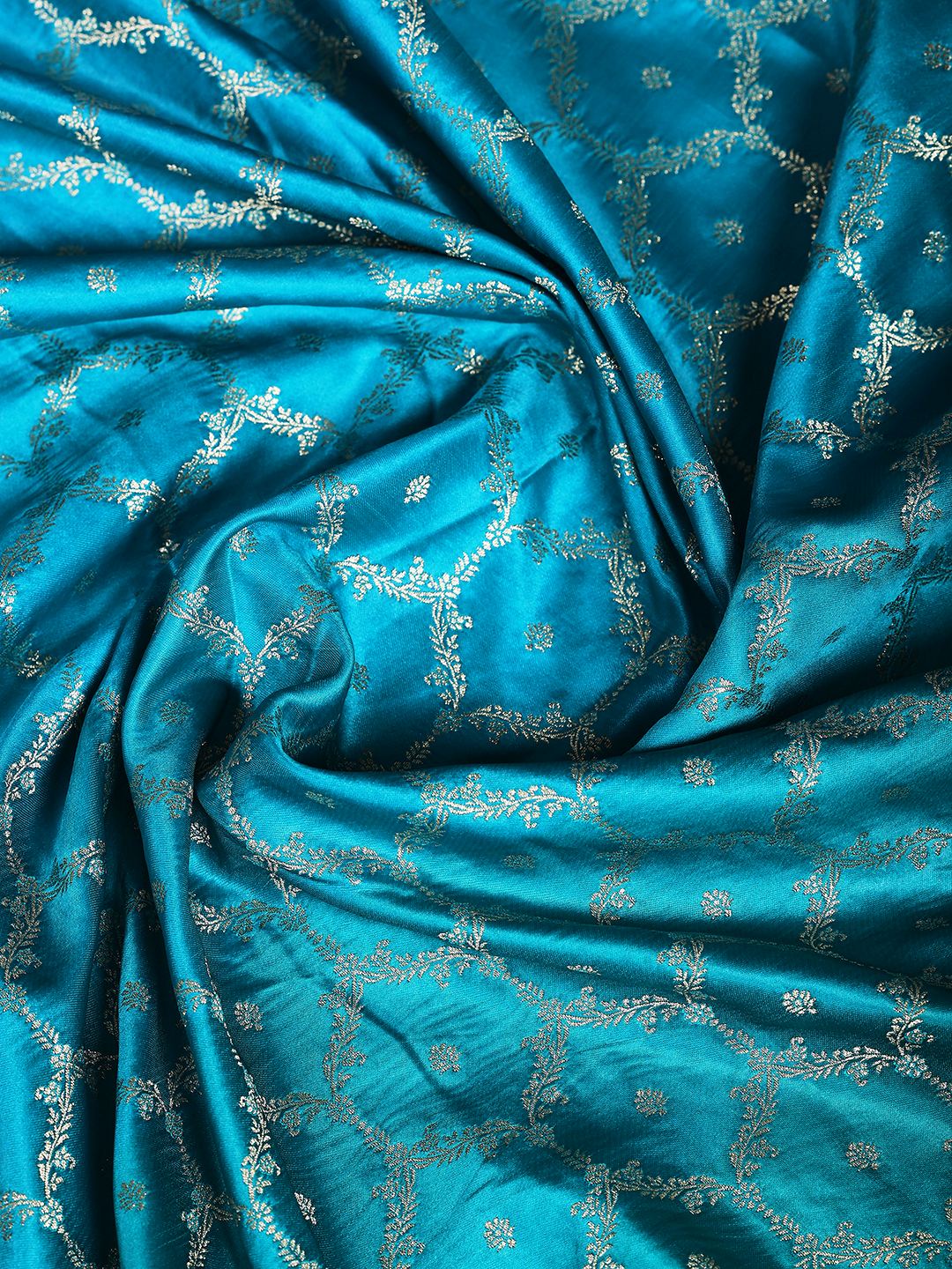Woven Design Satin Saree