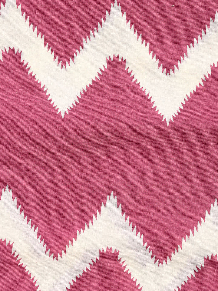 Printed Cotton Printed Unstitched Suit With Dupatta