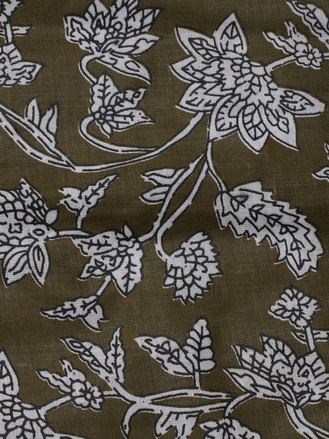 Printed Cotton Blend Unstitched Suit With Dupatta