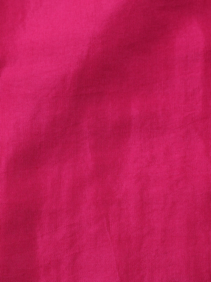 Woven Design Chanderi Unstitched Kurta With Pant &amp; Dupatta