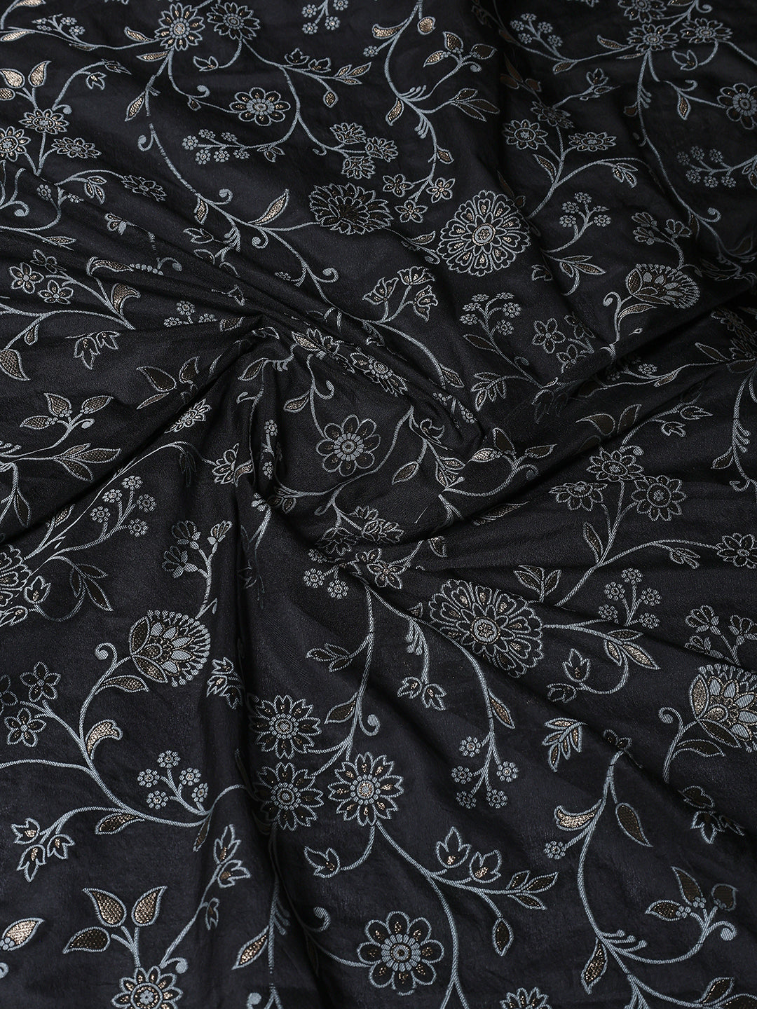 Zari Jaal Crepe Saree