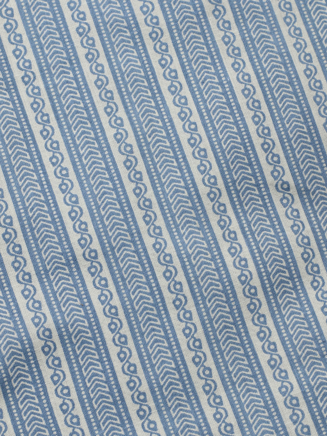 Printed Cotton Blend Unstitched Suit With Pant &amp; Dupatta