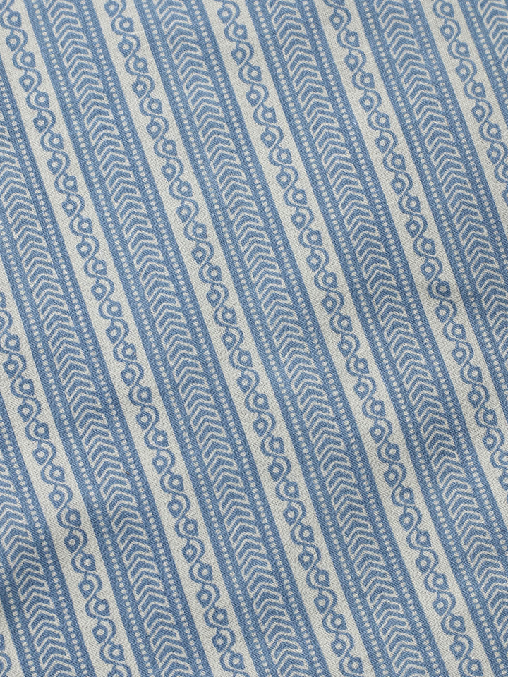 Printed Cotton Blend Unstitched Suit With Pant &amp; Dupatta