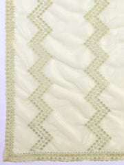 Sequin Embroidery Tissue Saree