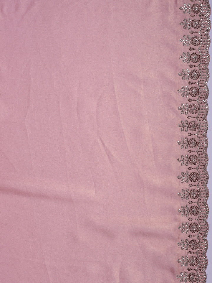 Embroidered Georgette Saree