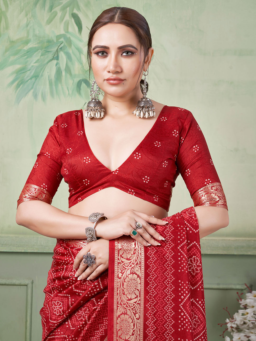 Printed Art Silk Saree