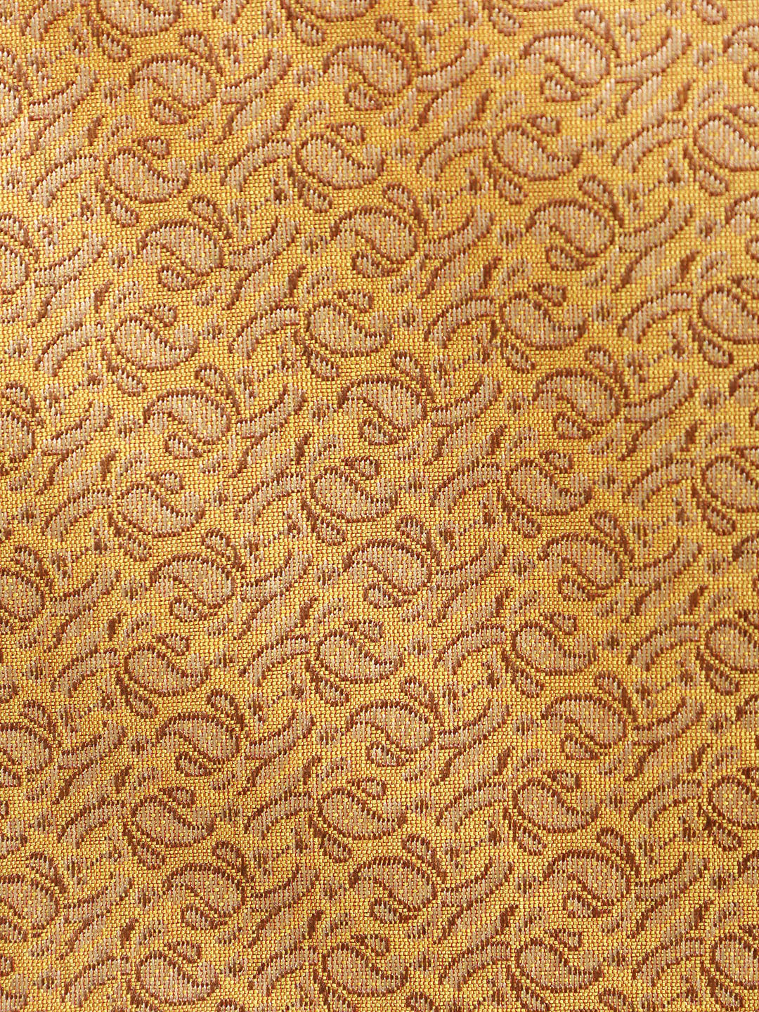 Woven Banarasi Chanderi Unstitched Suit With Dupatta