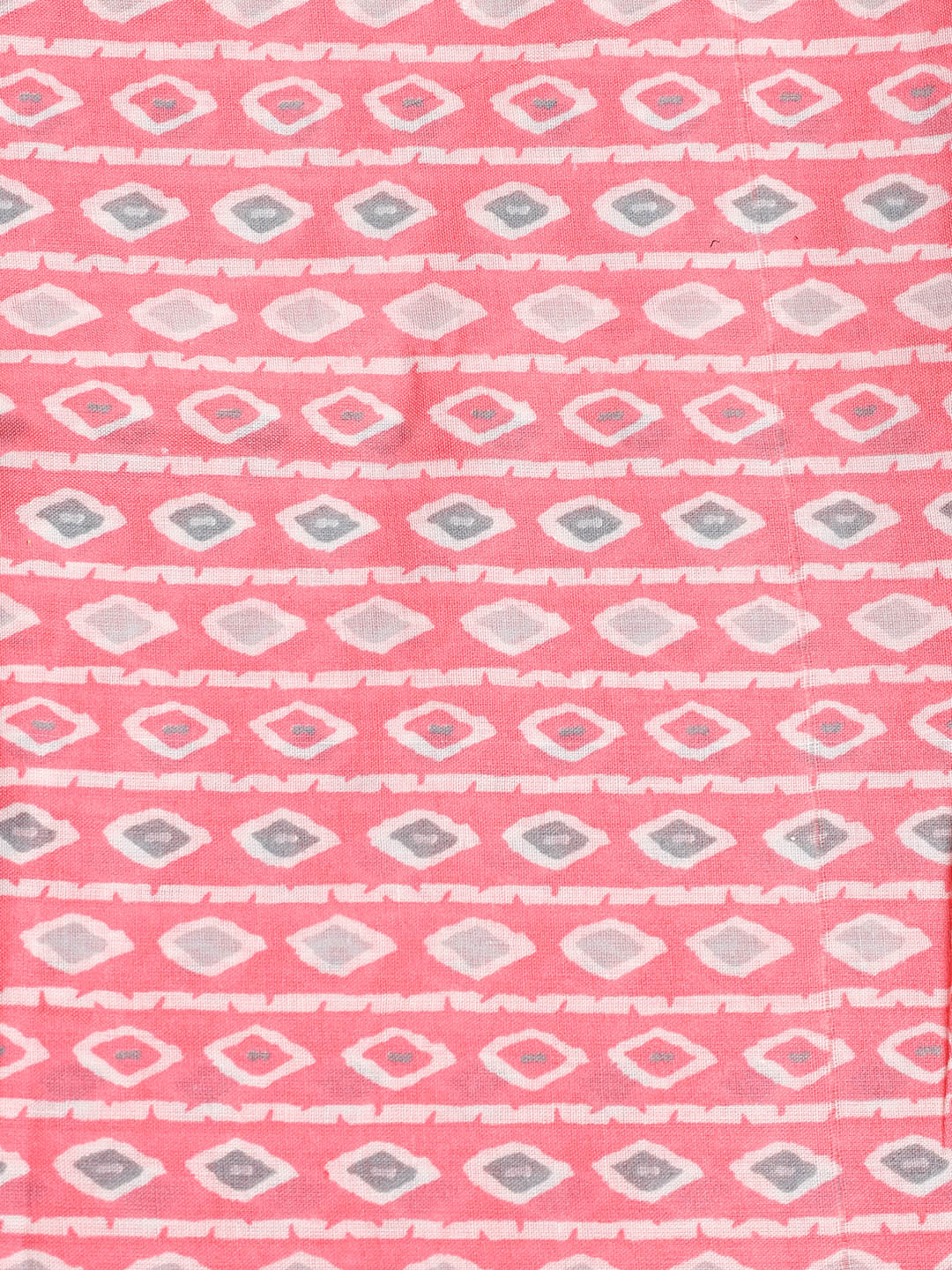 Printed Cotton Blend Unstitched Suit With Dupatta