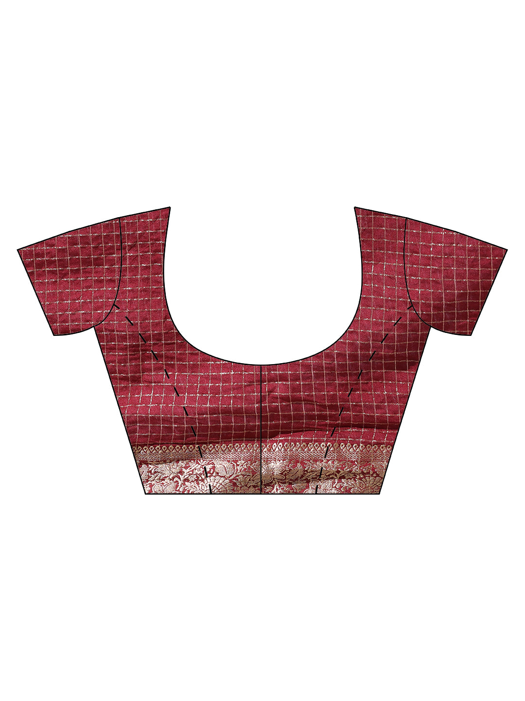 Zaari Jaal Tussar Saree
