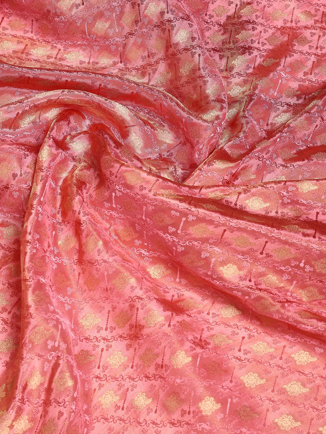 Woven Design Satin Saree