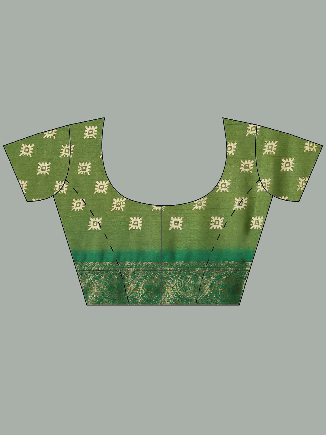Floral Printed Art Silk Saree