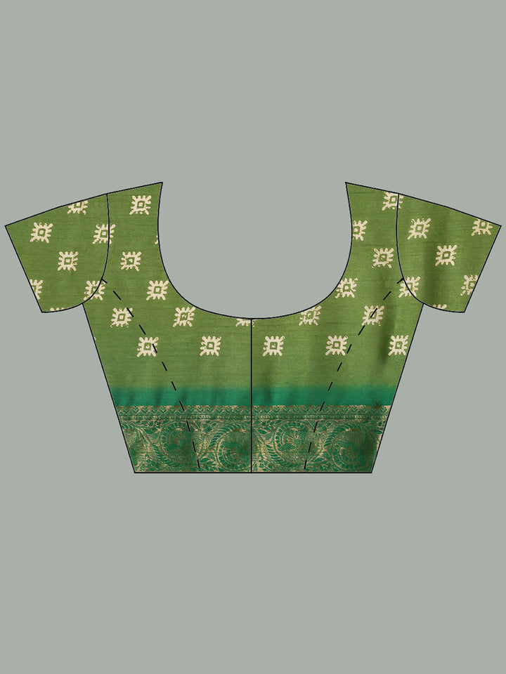 Floral Printed Art Silk Saree