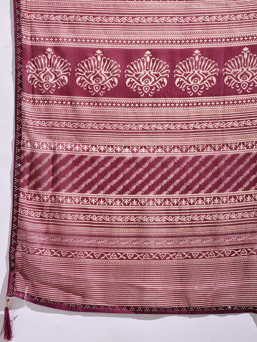 Floral Printed Georgette Saree