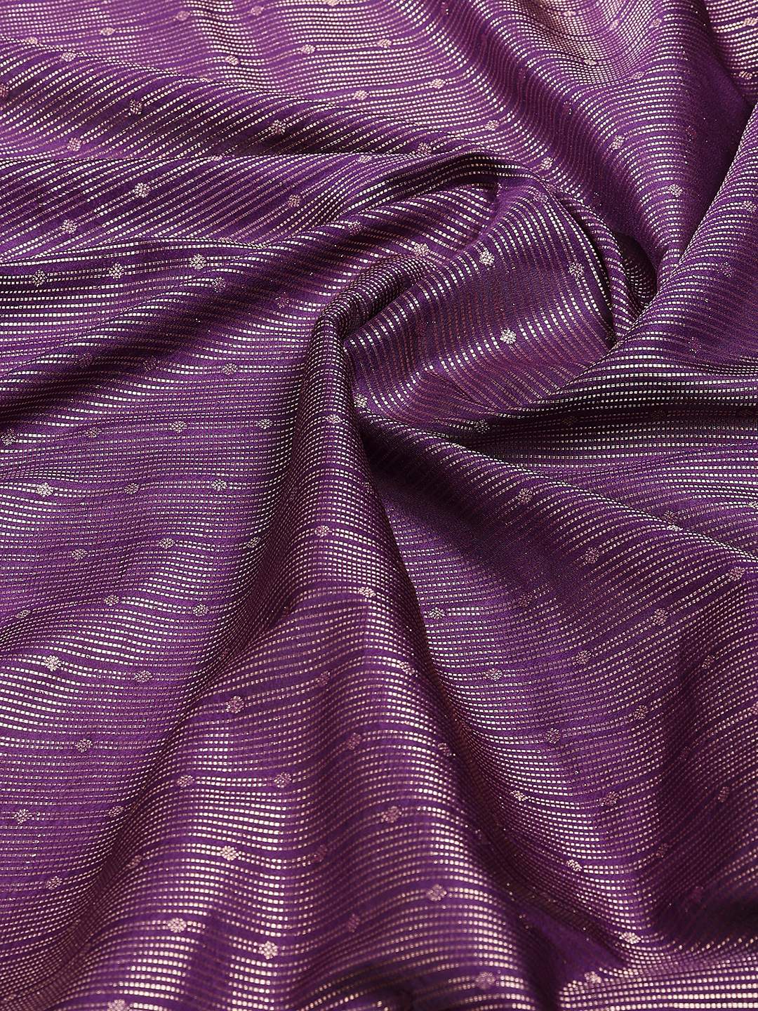 Plain Crepe Saree