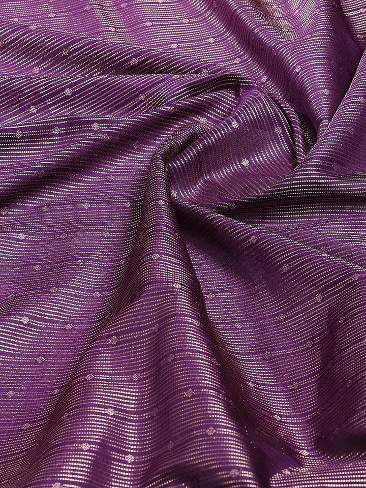 Plain Crepe Saree