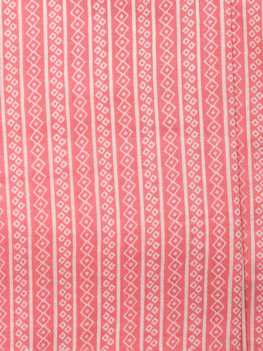 Printed Cotton Blend Unstitched Suit With Dupatta