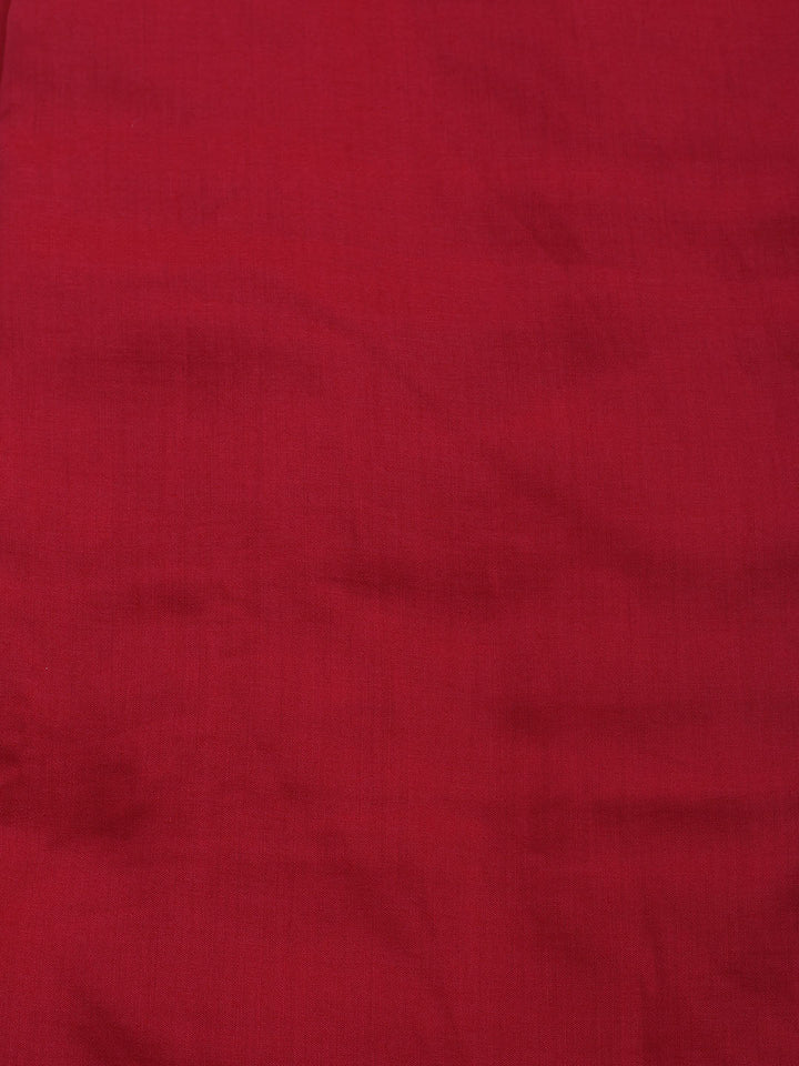 Zari Jaal Art Silk Unstitched Suit Piece With Dupatta