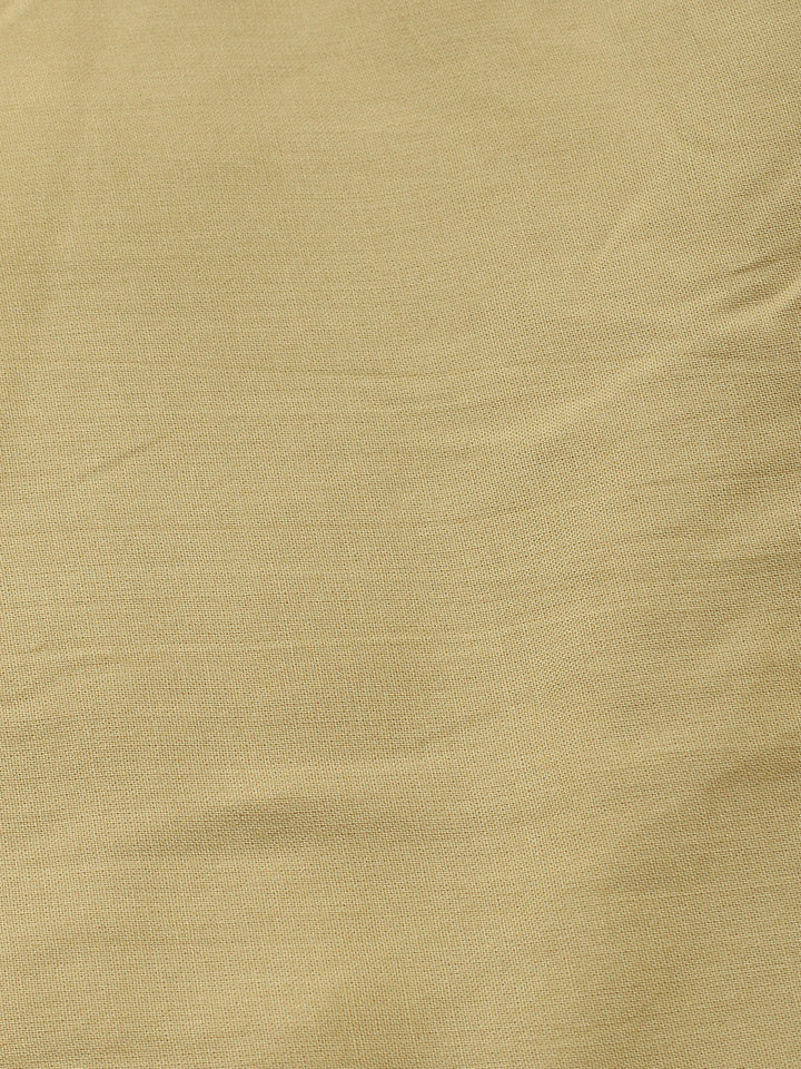 Embroidered Linen Blend Unstitched Suit With Pant &amp; Dupatta