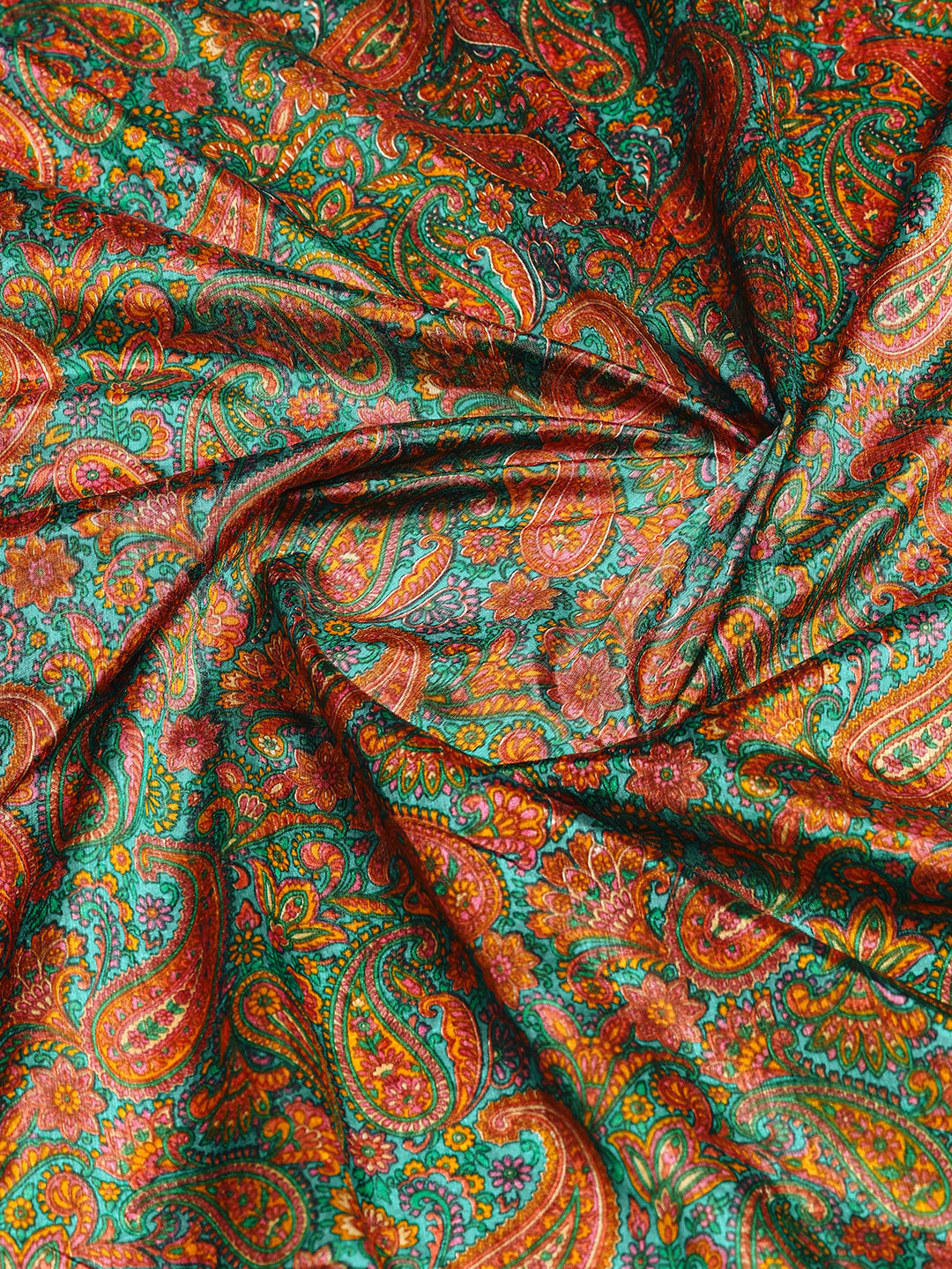 Paisley Printed Art Silk Saree