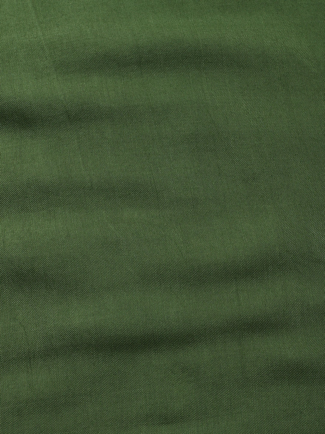 Embroidered Tussar Unstitched Kurta With Pant & Dupatta