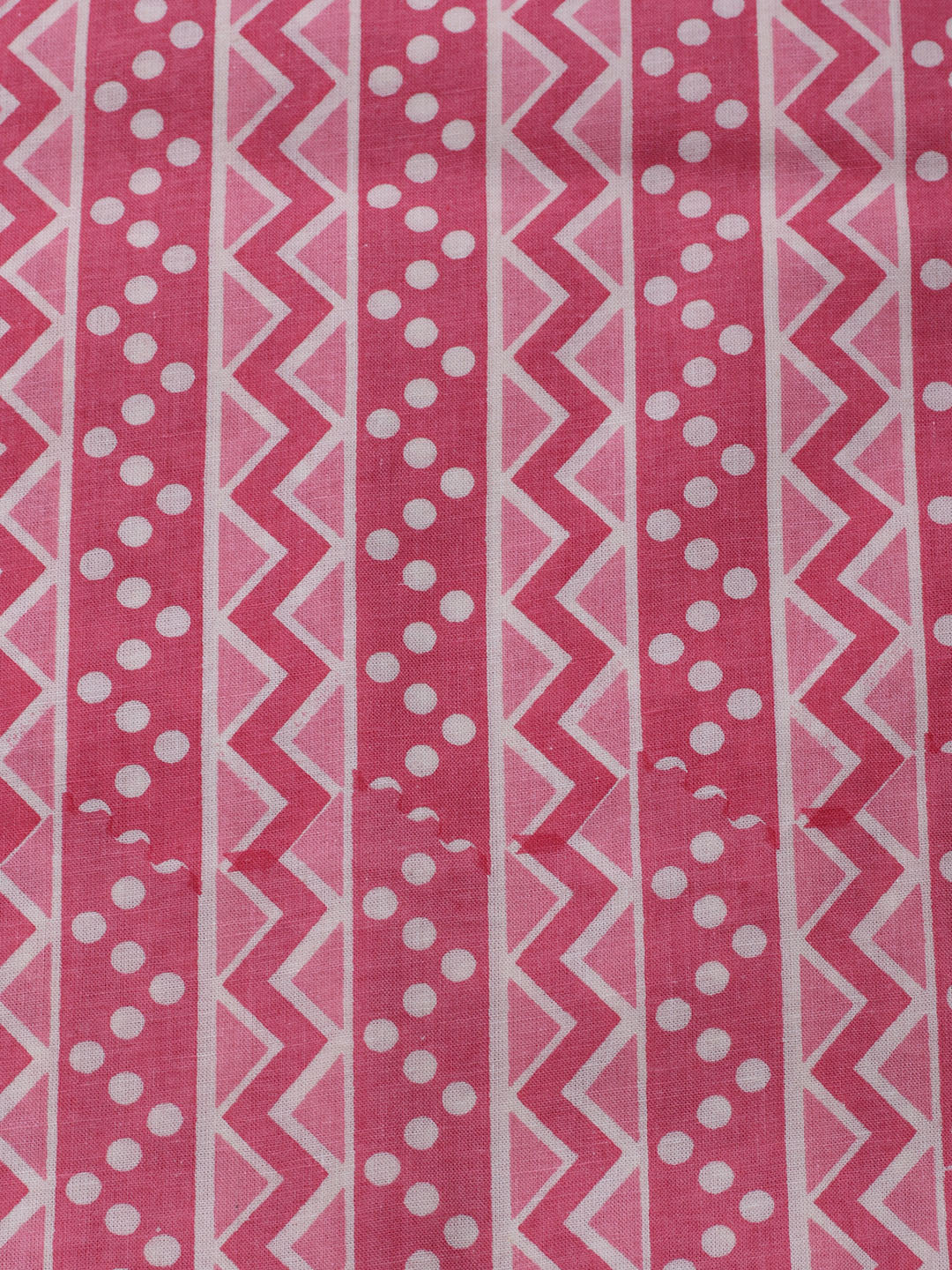 Printed Cotton Blend Unstitched Kurta With Pant &amp; Dupatta