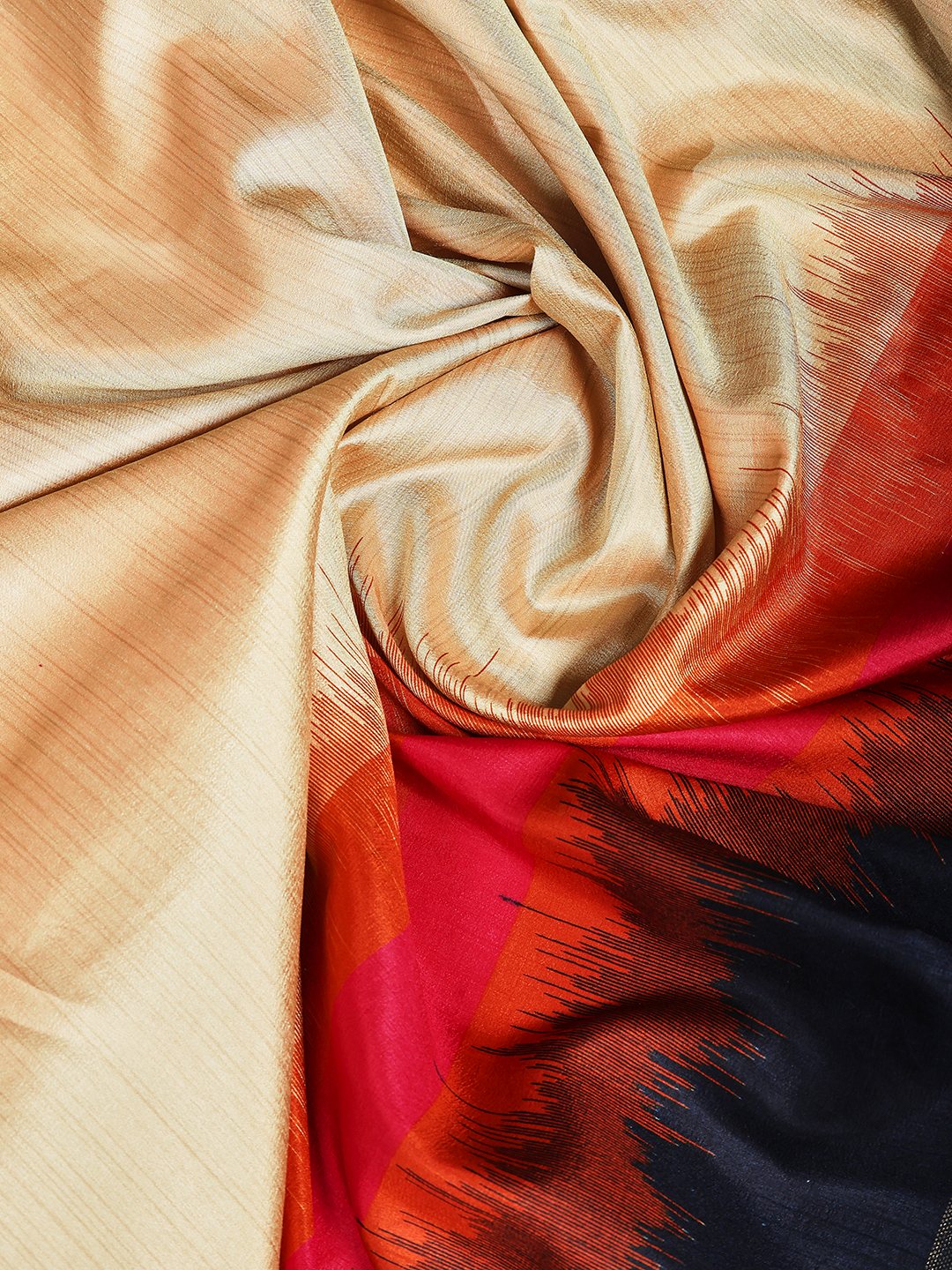 Digital Print Art Silk Saree
