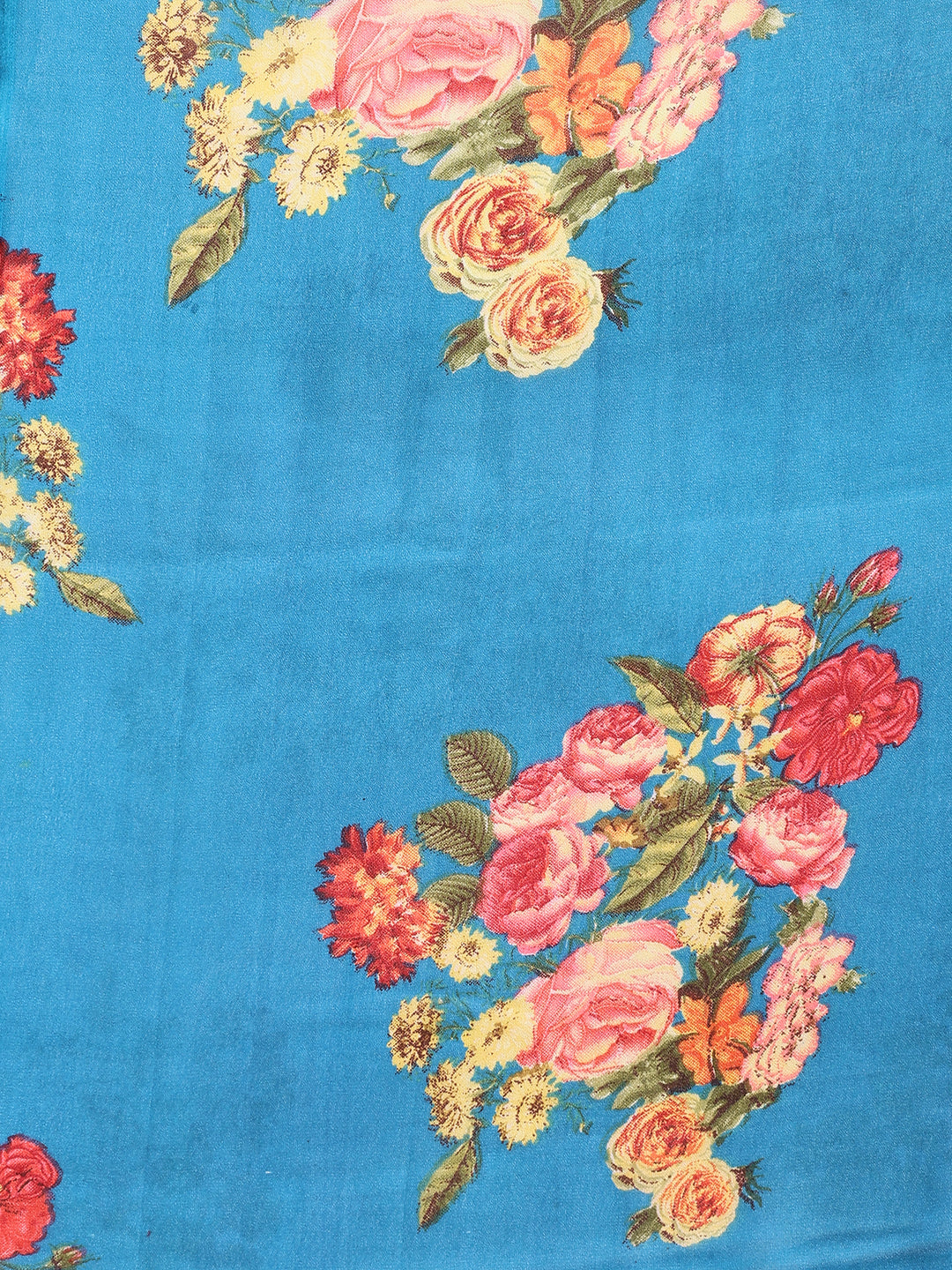 Floral Printed Georgette Saree
