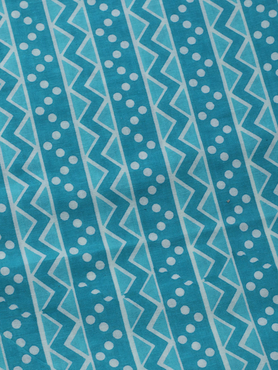 Printed Cotton Blend Unstitched Kurta With Pant &amp; Dupatta