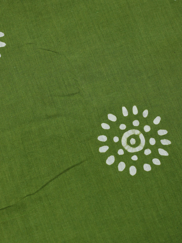 Printed Cotton Blend Unstitched Suit With Pant &amp; Dupatta