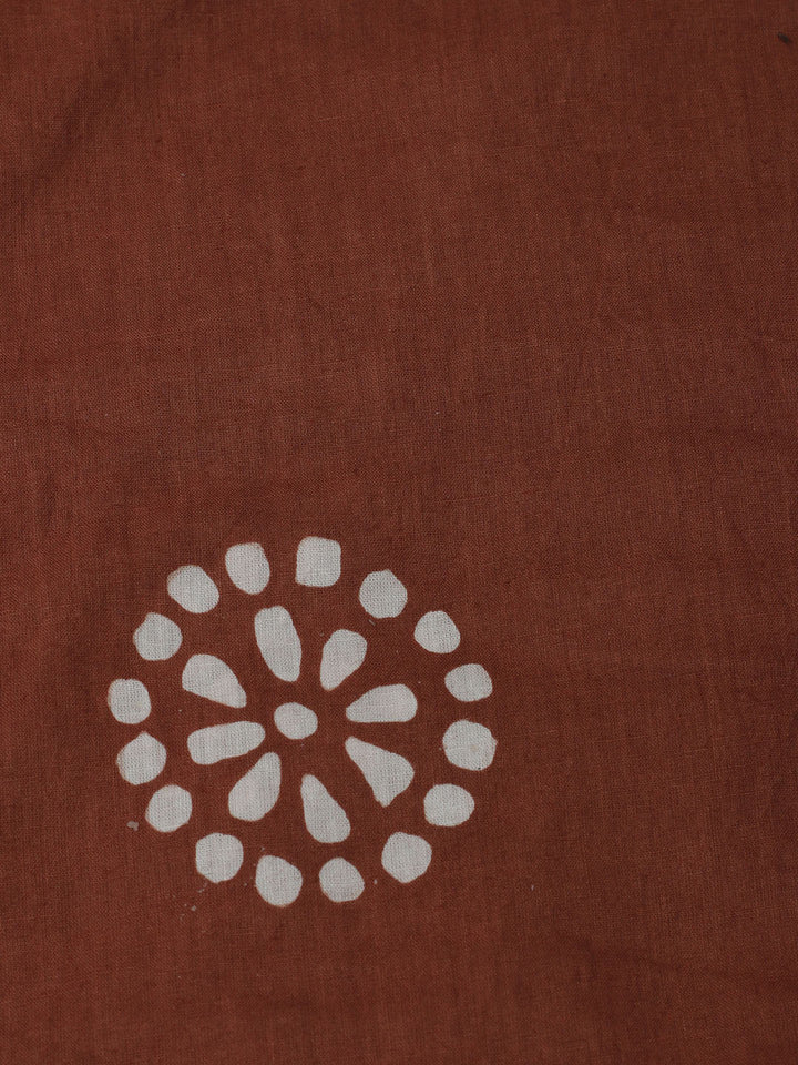 Printed Cotton Unstitched Suit With Pant &amp; Dupatta