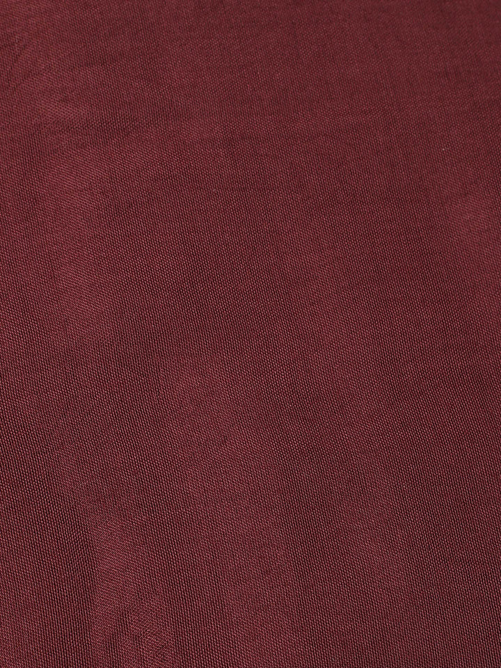 Embroidered Chanderi Unstitched Suit With Pant &amp; Dupatta
