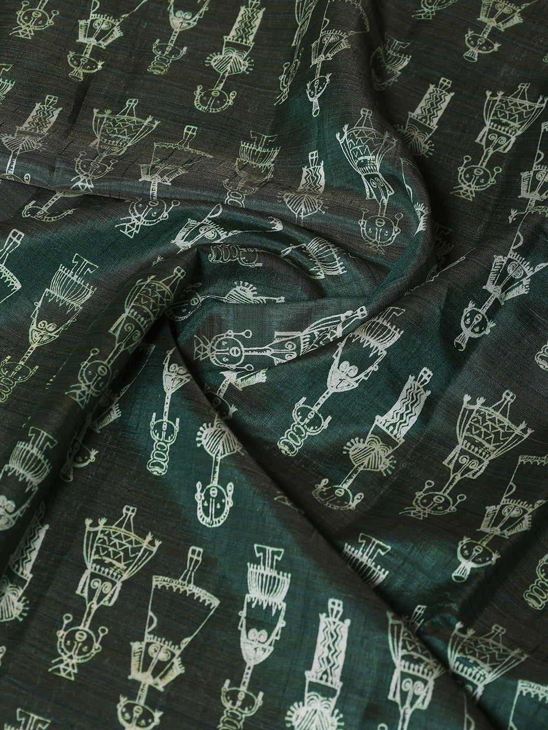 Digital Printed Art Silk Saree