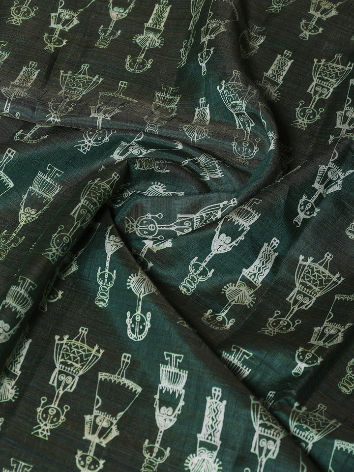Digital Printed Art Silk Saree