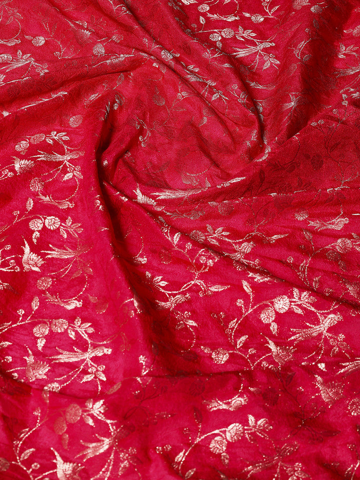 Zaari Jaal Woven Crepe Saree