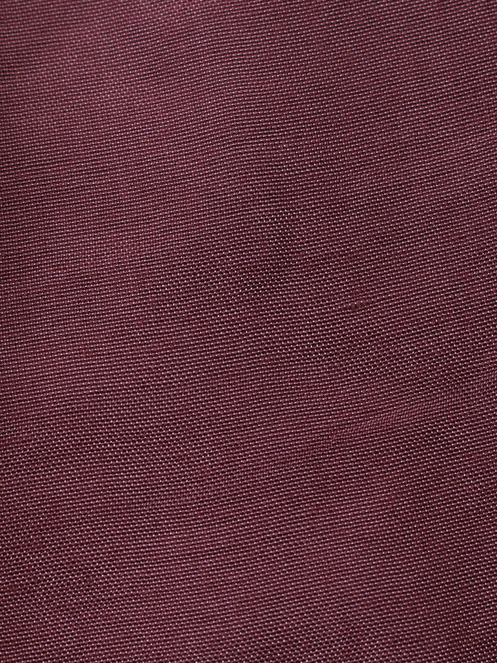 Embroidered Chanderi Unstitched Suit With Pant &amp; Dupatta